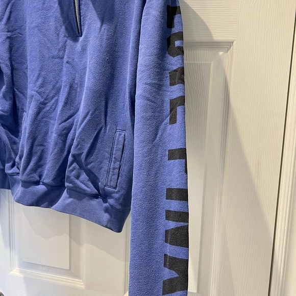 PINK- 1/4 SLEEVE ZIP UP SWEATER - Picture 2 of 4